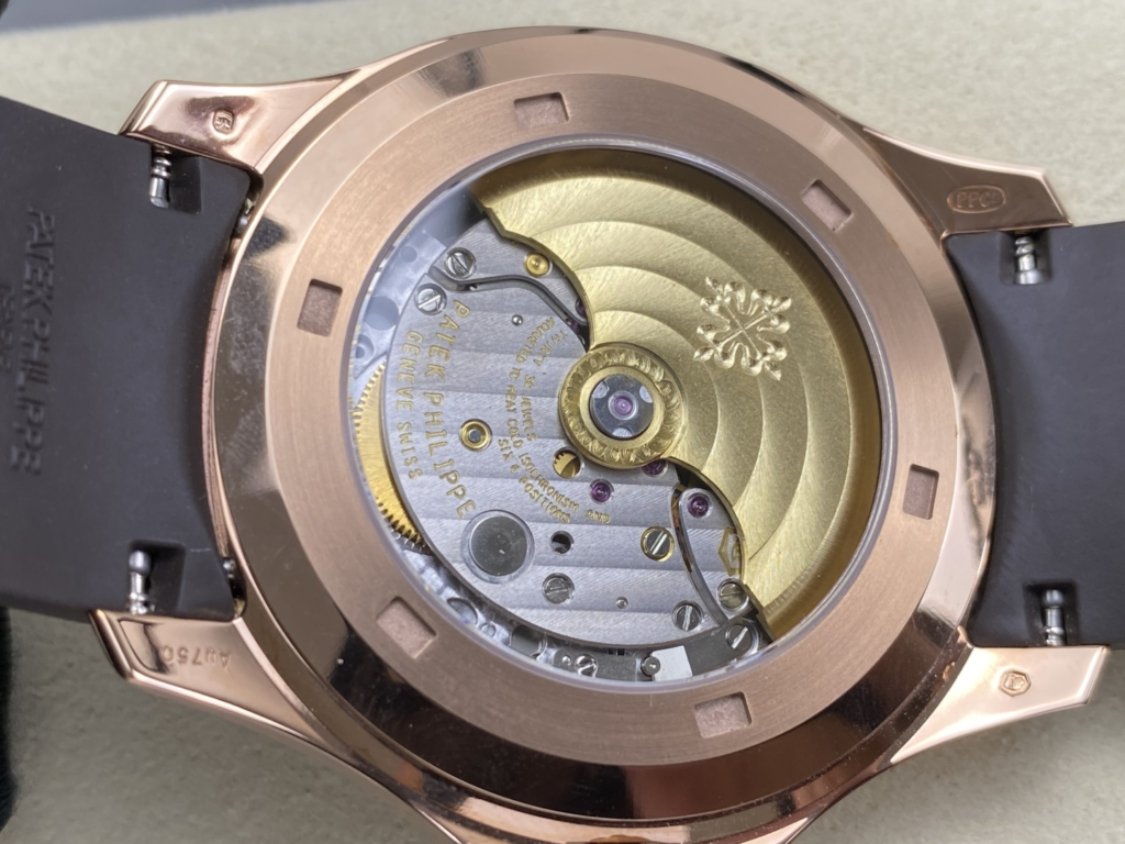 DONG HO PATEK PHILIPPE AQUANAUT 5167 CHE TAC CAO CAP MA VANG HONG MAT NAU CHOCOLATE TINH CHINH AUTOMATIC 40MM 19