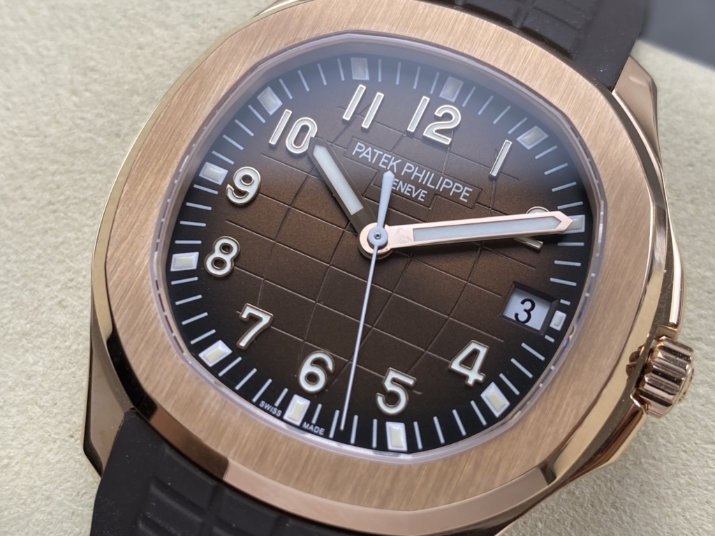 DONG HO PATEK PHILIPPE AQUANAUT 5167 CHE TAC CAO CAP MA VANG HONG MAT NAU CHOCOLATE TINH CHINH AUTOMATIC 40MM 23