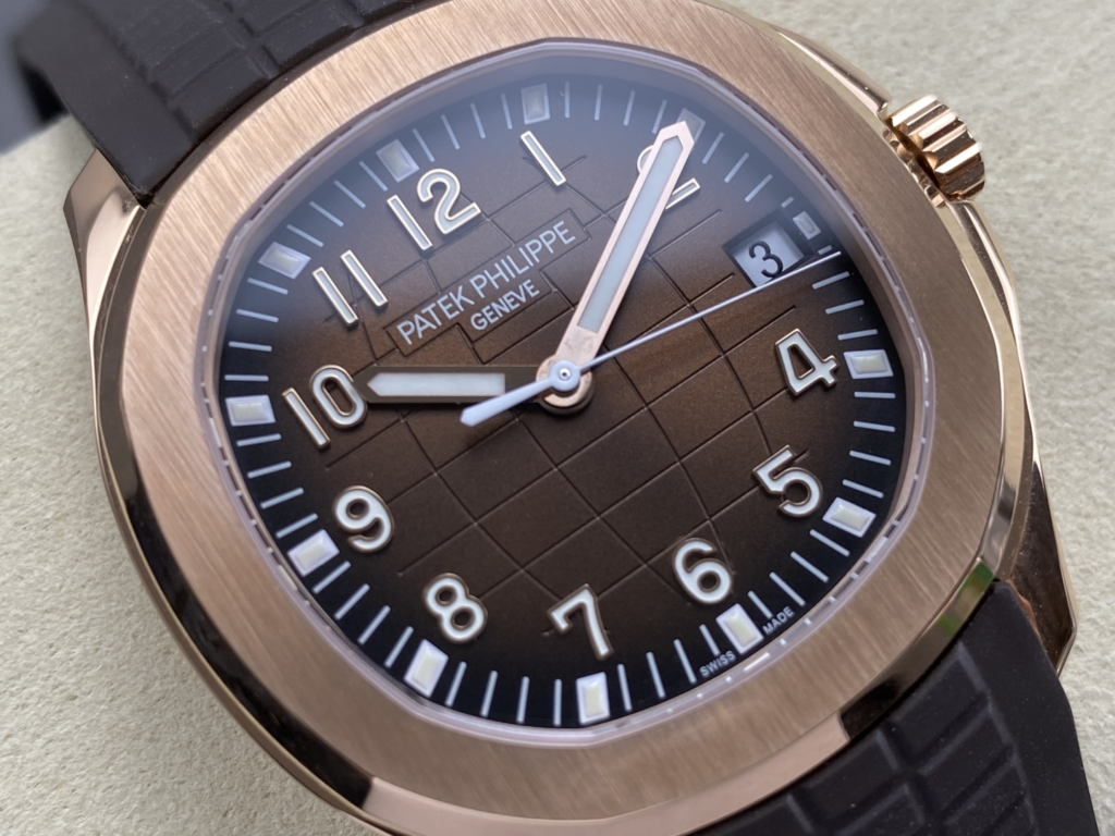DONG HO PATEK PHILIPPE AQUANAUT 5167 CHE TAC CAO CAP MA VANG HONG MAT NAU CHOCOLATE TINH CHINH AUTOMATIC 40MM 24