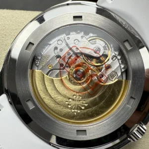 DONG HO PATEK PHILIPPE AQUANAUT 5167 CHE TAC MAT XAM TINH CHINH DAY CAO SU TRANG AUTOMATIC 40MM 9