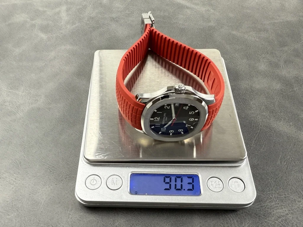 DONG HO PATEK PHILIPPE AQUANAUT 5167 REP 11 MAT XAM TINH CHINH DAY CAO SU DO AUTOMATIC 40MM 1