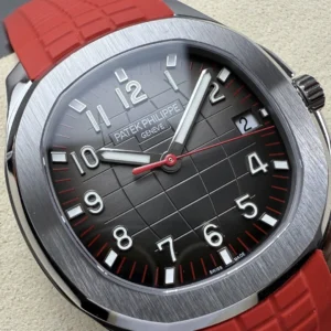 DONG HO PATEK PHILIPPE AQUANAUT 5167 REP 11 MAT XAM TINH CHINH DAY CAO SU DO AUTOMATIC 40MM 10