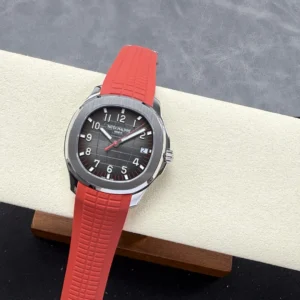 DONG HO PATEK PHILIPPE AQUANAUT 5167 REP 11 MAT XAM TINH CHINH DAY CAO SU DO AUTOMATIC 40MM 12