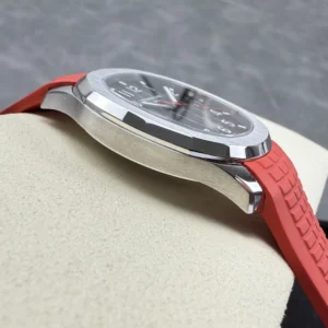 DONG HO PATEK PHILIPPE AQUANAUT 5167 REP 11 MAT XAM TINH CHINH DAY CAO SU DO AUTOMATIC 40MM 6