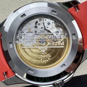DONG HO PATEK PHILIPPE AQUANAUT 5167 REP 11 MAT XAM TINH CHINH DAY CAO SU DO AUTOMATIC 40MM 8