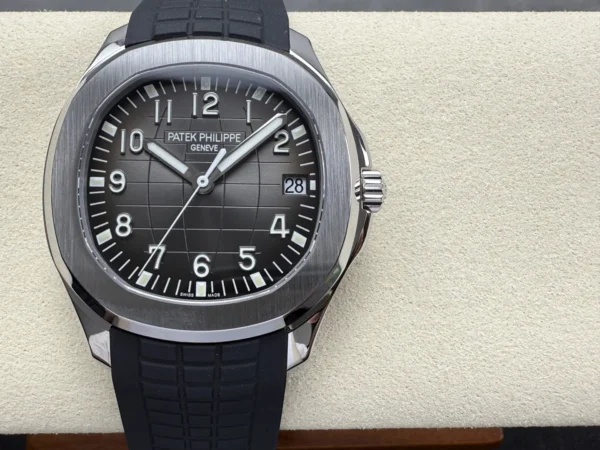 DONG HO PATEK PHILIPPE AQUANAUT 5167 REPLICA 11 MAT XAM TINH CHINH DAY CAO SU DEN 40MM 1