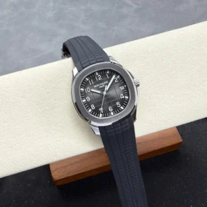 DONG HO PATEK PHILIPPE AQUANAUT 5167 REPLICA 11 MAT XAM TINH CHINH DAY CAO SU DEN 40MM 11
