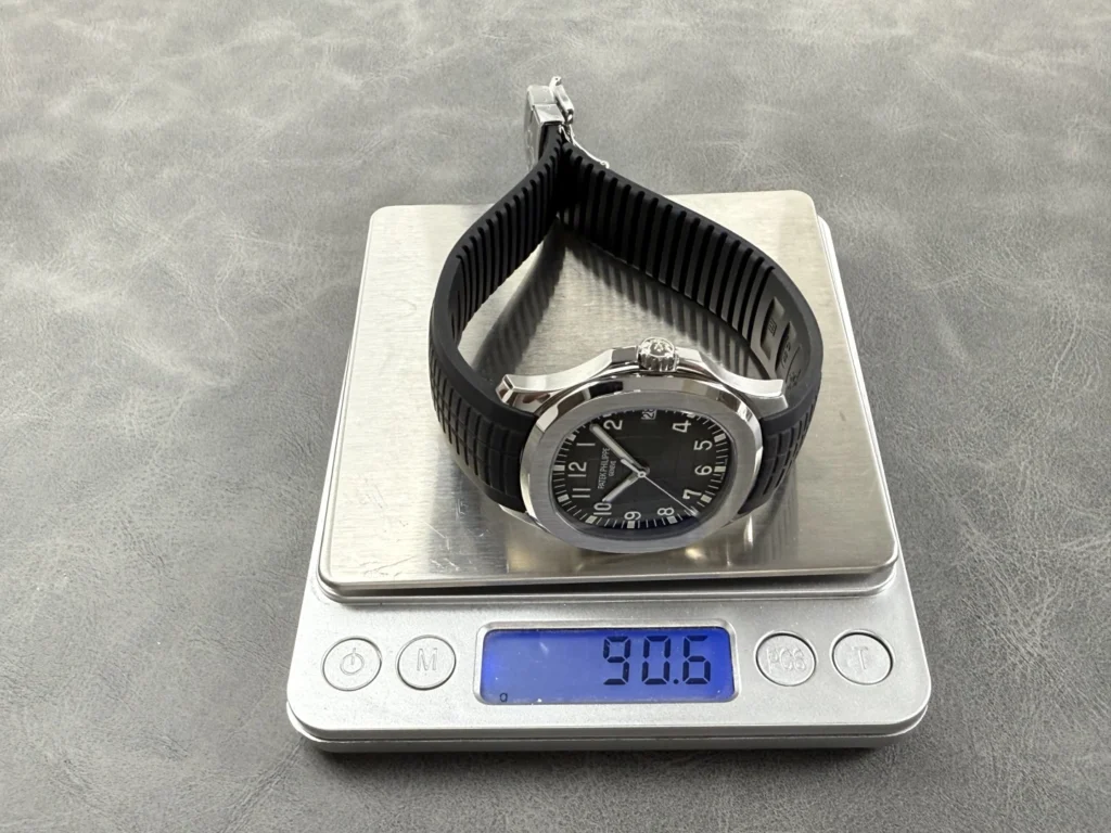 DONG HO PATEK PHILIPPE AQUANAUT 5167 REPLICA 11 MAT XAM TINH CHINH DAY CAO SU DEN 40MM 2