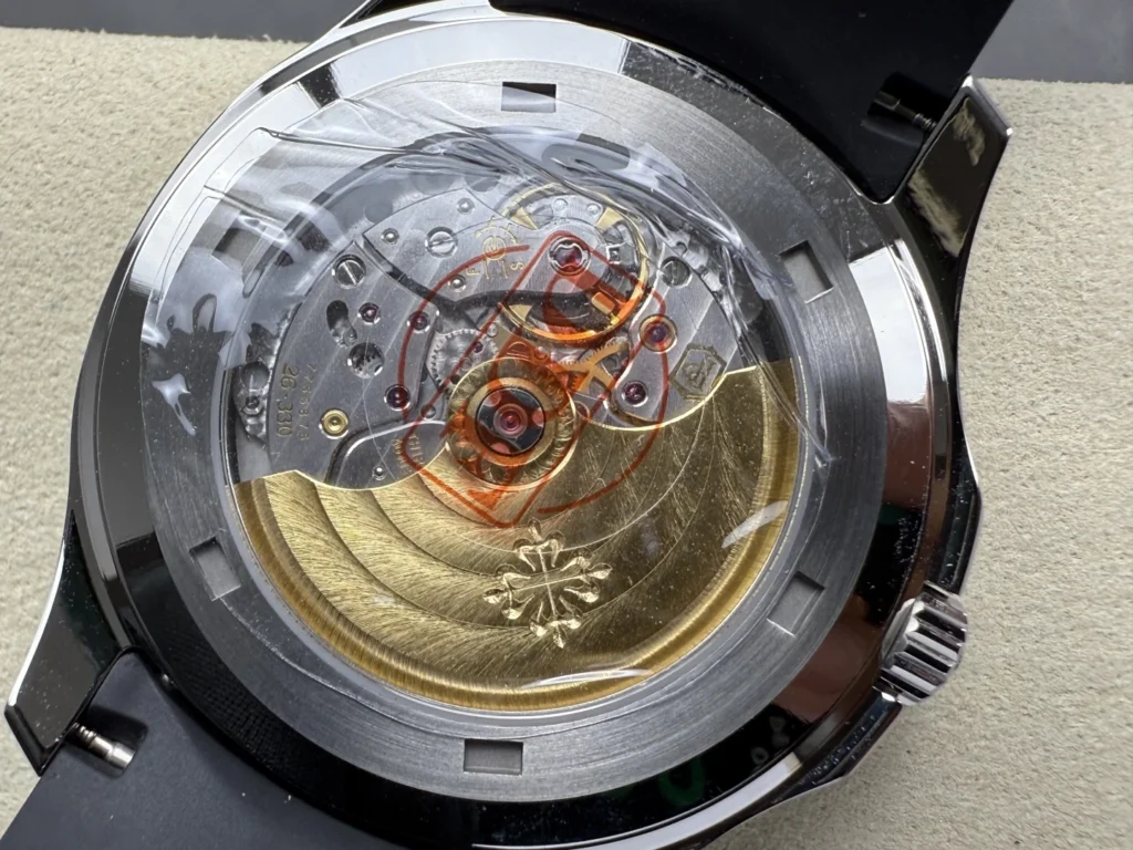 DONG HO PATEK PHILIPPE AQUANAUT 5167 REPLICA 11 MAT XAM TINH CHINH DAY CAO SU DEN 40MM 5
