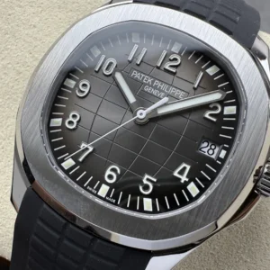 DONG HO PATEK PHILIPPE AQUANAUT 5167 REPLICA 11 MAT XAM TINH CHINH DAY CAO SU DEN 40MM 8