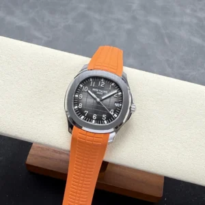 DONG HO PATEK PHILIPPE AQUANAUT 5167 REPLICA 11 MAT XAM TINH CHINH DAY CAO SU DO AUTOMATIC 40MM 10