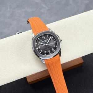 DONG HO PATEK PHILIPPE AQUANAUT 5167 REPLICA 11 MAT XAM TINH CHINH DAY CAO SU DO AUTOMATIC 40MM 11