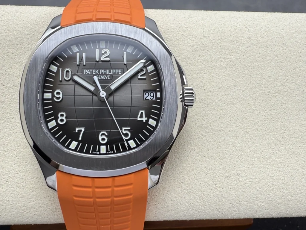 DONG HO PATEK PHILIPPE AQUANAUT 5167 REPLICA 11 MAT XAM TINH CHINH DAY CAO SU DO AUTOMATIC 40MM 12