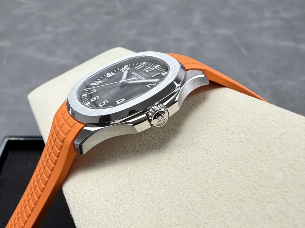 DONG HO PATEK PHILIPPE AQUANAUT 5167 REPLICA 11 MAT XAM TINH CHINH DAY CAO SU DO AUTOMATIC 40MM 6
