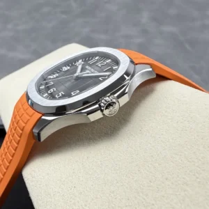 DONG HO PATEK PHILIPPE AQUANAUT 5167 REPLICA 11 MAT XAM TINH CHINH DAY CAO SU DO AUTOMATIC 40MM 6