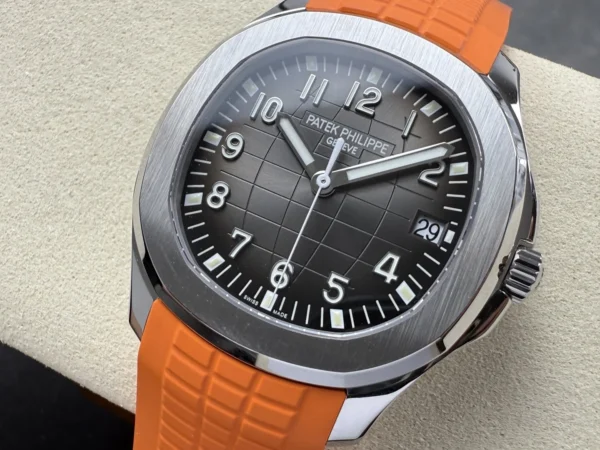DONG HO PATEK PHILIPPE AQUANAUT 5167 REPLICA 11 MAT XAM TINH CHINH DAY CAO SU DO AUTOMATIC 40MM 8