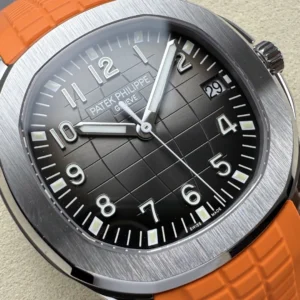 DONG HO PATEK PHILIPPE AQUANAUT 5167 REPLICA 11 MAT XAM TINH CHINH DAY CAO SU DO AUTOMATIC 40MM 9