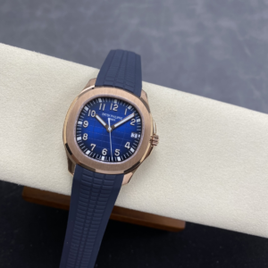 DONG HO PATEK PHILIPPE AQUANAUT 5167 REPLICA MA VANG HONG MAT XANH BLUE TINH CHINH AUTOMATIC 40MM 11