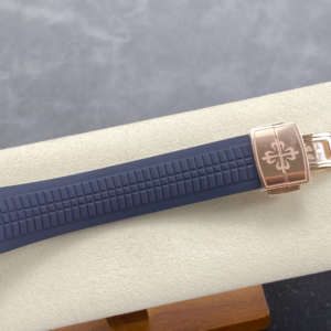 DONG HO PATEK PHILIPPE AQUANAUT 5167 REPLICA MA VANG HONG MAT XANH BLUE TINH CHINH AUTOMATIC 40MM 5