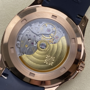 DONG HO PATEK PHILIPPE AQUANAUT 5167 REPLICA MA VANG HONG MAT XANH BLUE TINH CHINH AUTOMATIC 40MM 6