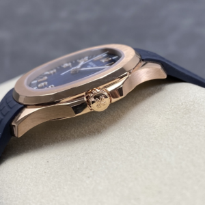 DONG HO PATEK PHILIPPE AQUANAUT 5167 REPLICA MA VANG HONG MAT XANH BLUE TINH CHINH AUTOMATIC 40MM 7