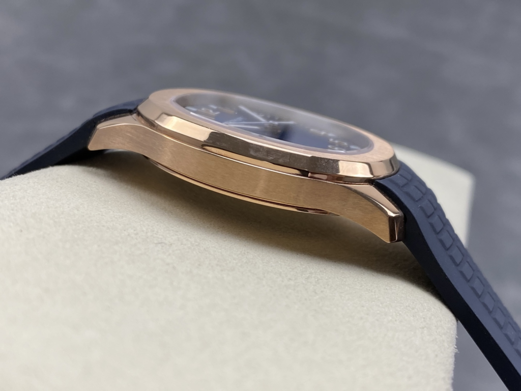 DONG HO PATEK PHILIPPE AQUANAUT 5167 REPLICA MA VANG HONG MAT XANH BLUE TINH CHINH AUTOMATIC 40MM 8