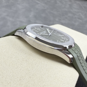 DONG HO PATEK PHILIPPE AQUANAUT 5168G CHE TAC CAO CAP MAT XANH LA TINH CHINH DAY CAO SU 42MM 8