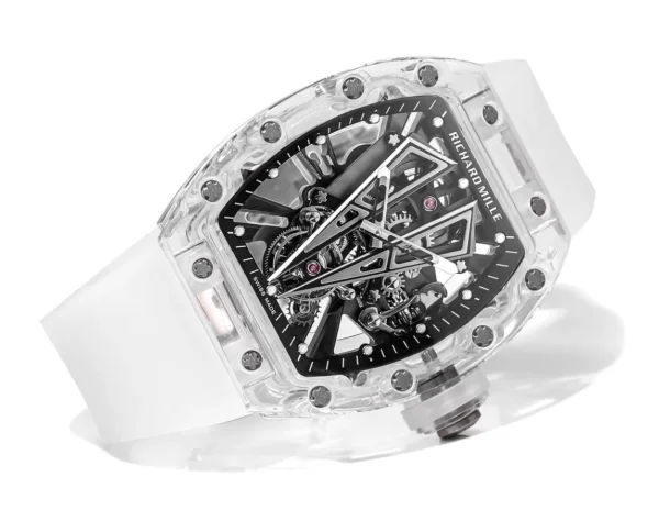 DONG HO RICHARD MILLE RM27 03 CHE TAC VO SAPPHIRE TRONG SUOT DAY CAO SU TOURBILLON 44MM 9