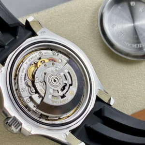 DONG HO ROLEX YACHT MASTER REPLICA 11 TINH CHINH TRONG LUONG BAN THEP MAT DEN CHUAN AUTH AR FACTORY 40MM 2
