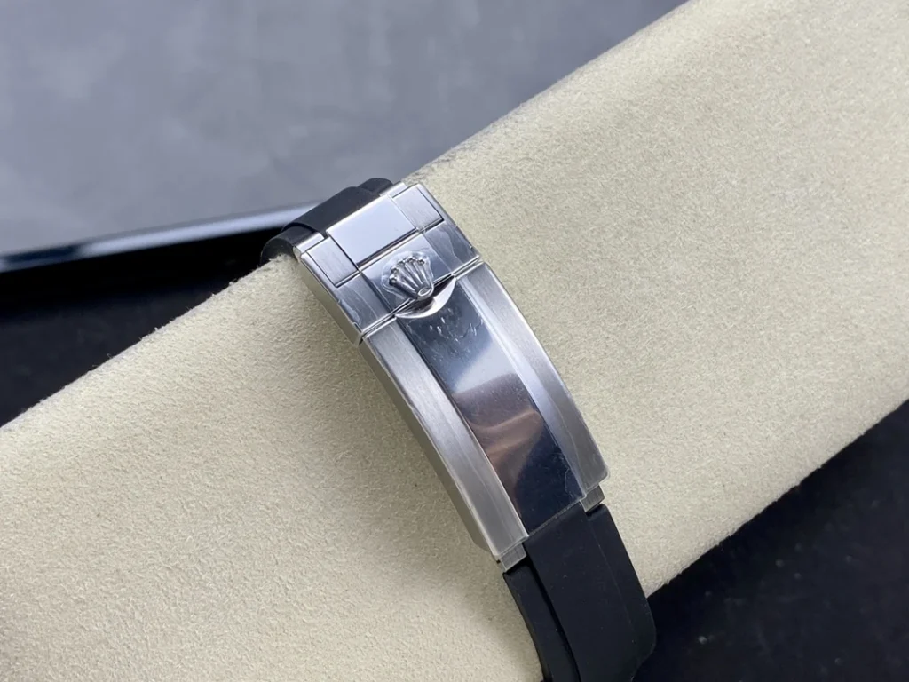 DONG HO ROLEX YACHT MASTER REPLICA 11 TINH CHINH TRONG LUONG BAN THEP MAT DEN CHUAN AUTH AR FACTORY 40MM 3